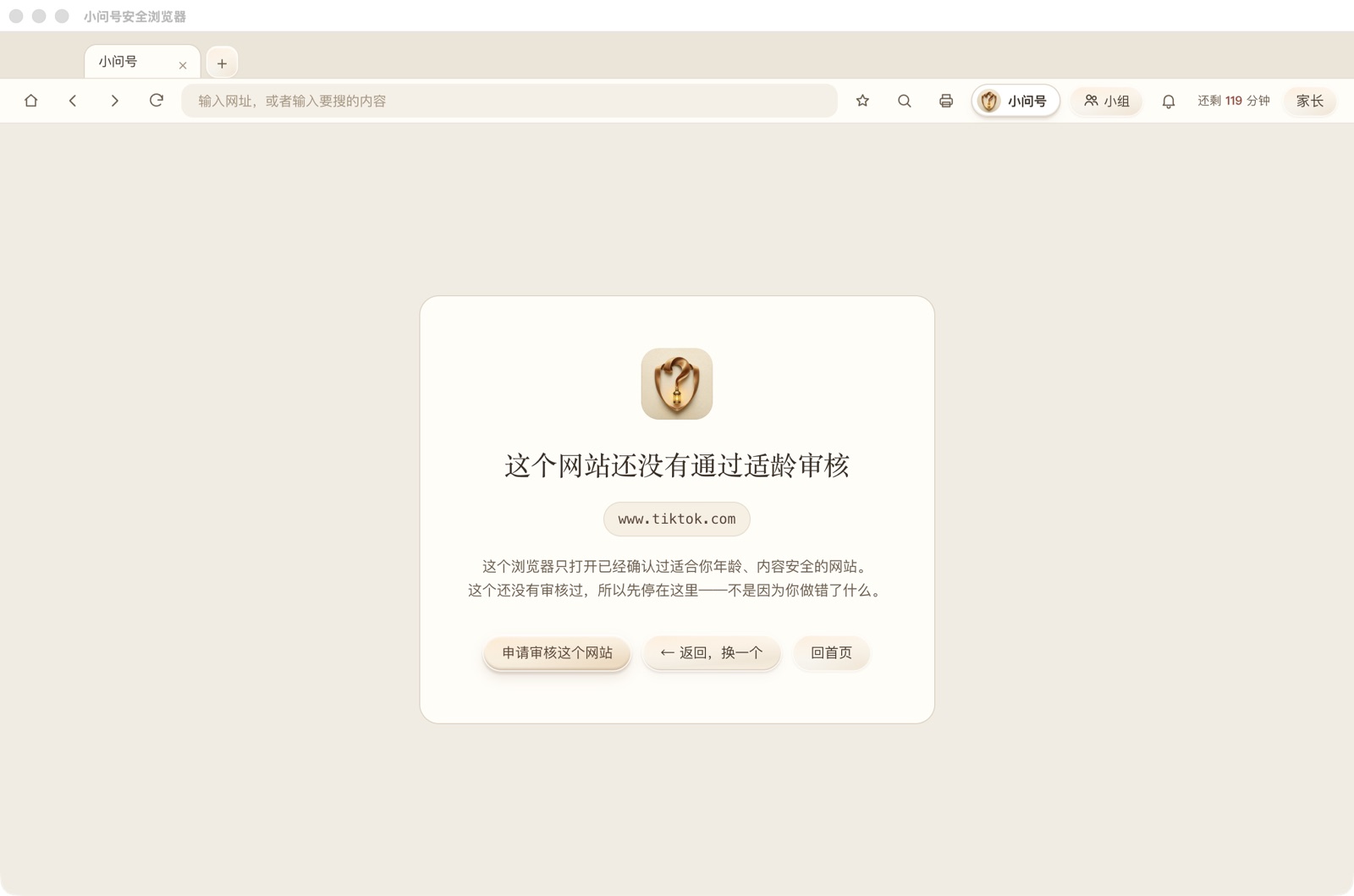没通过审核的网站打不开